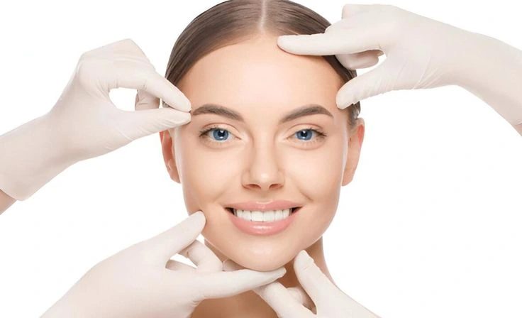 Woman with smooth, youthful skin after Botox